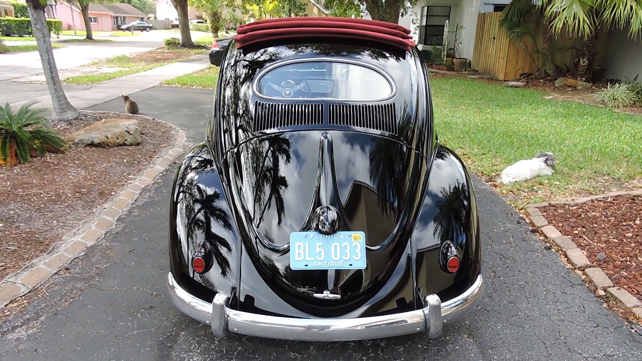 1954 / 1955 Rag-Top Oval Window Beetle Walk Around