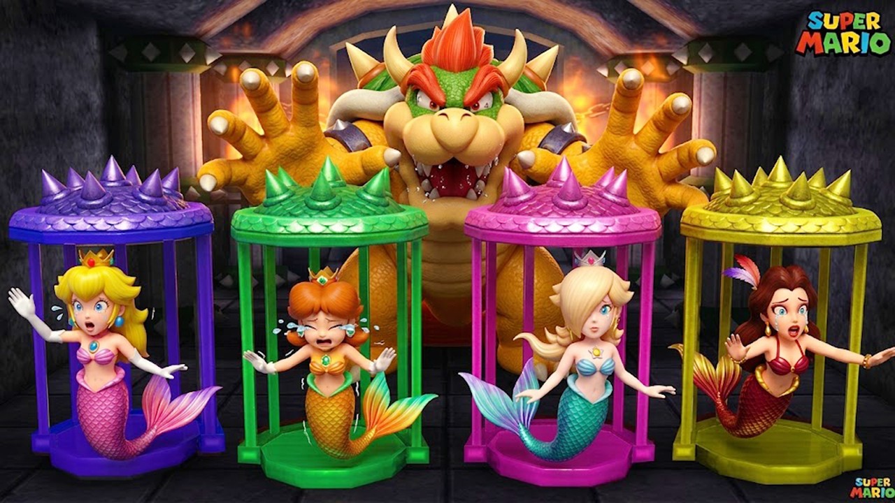 Mario Party 100 Minigame Collection] Peach VS Daisy VS Rosalina VS