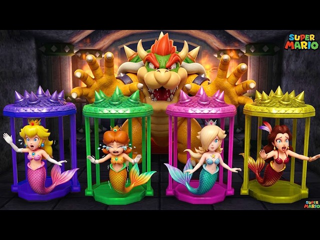 マリオパーティーコレクション　MARIO PARTY COLLECTION Mario Party 100 Minigame Collection] Peach VS Daisy VS Rosalina VS
