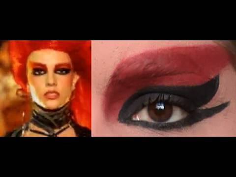 britney spears toxic makeup