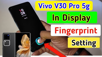 Vivo v30 pro 5g fingerprint screen lock | fingerprint lock setting in Vivo v30 pro 5g | pattern lock