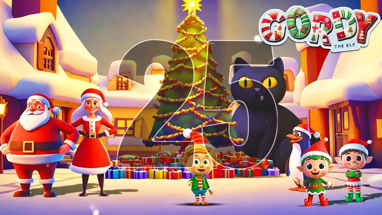 Merry Christmas | Gordy's Advent Adventures | Gordy the Elf | Kids Learning Videos