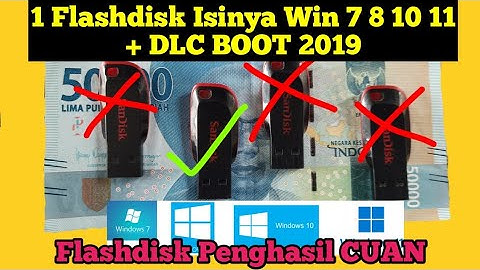 Membuat Multi Bootable Windows 7 8 10 11 dalam 1 Flashdisk LENGKAP