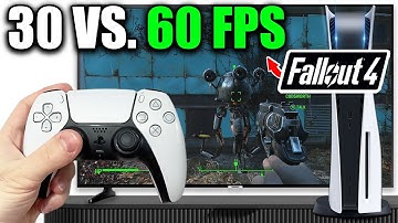 Fallout 4: 30 vs. 60 FPS on PS5!