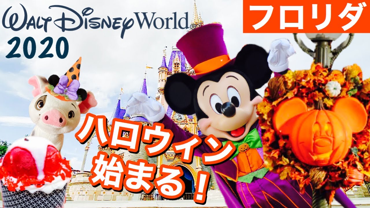 いつもと違うハロウィン スタート 年フロリダ ディズニー Youtube