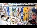 Montando skate na skate shop e McDonald's