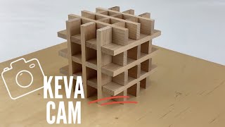 How to Build the "Impossible" Cube // Intermediate Activity // KEVA Planks Building Instructions screenshot 5