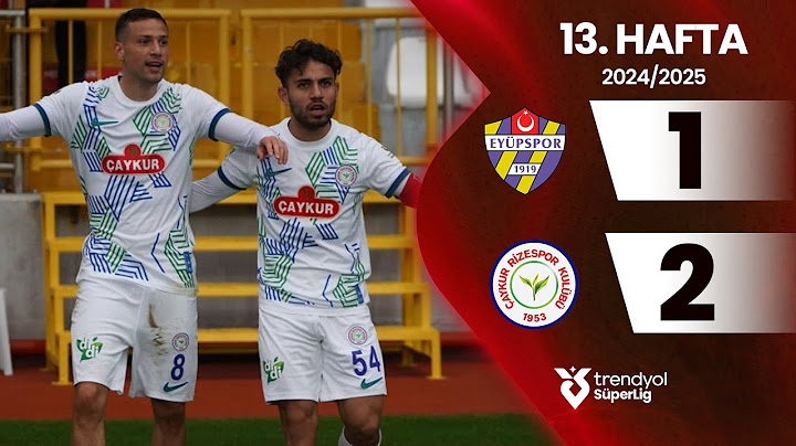 Eyüpspor (1-2) Çaykur Rizespor | 13. Hafta - Trendyol Süper Lig 2024/2025 Sezonu