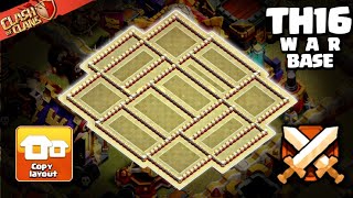 New Town Hall 16 (TH16) War Base 2026 – Anti 3 Star Meta Design Guide! Clash of Clans