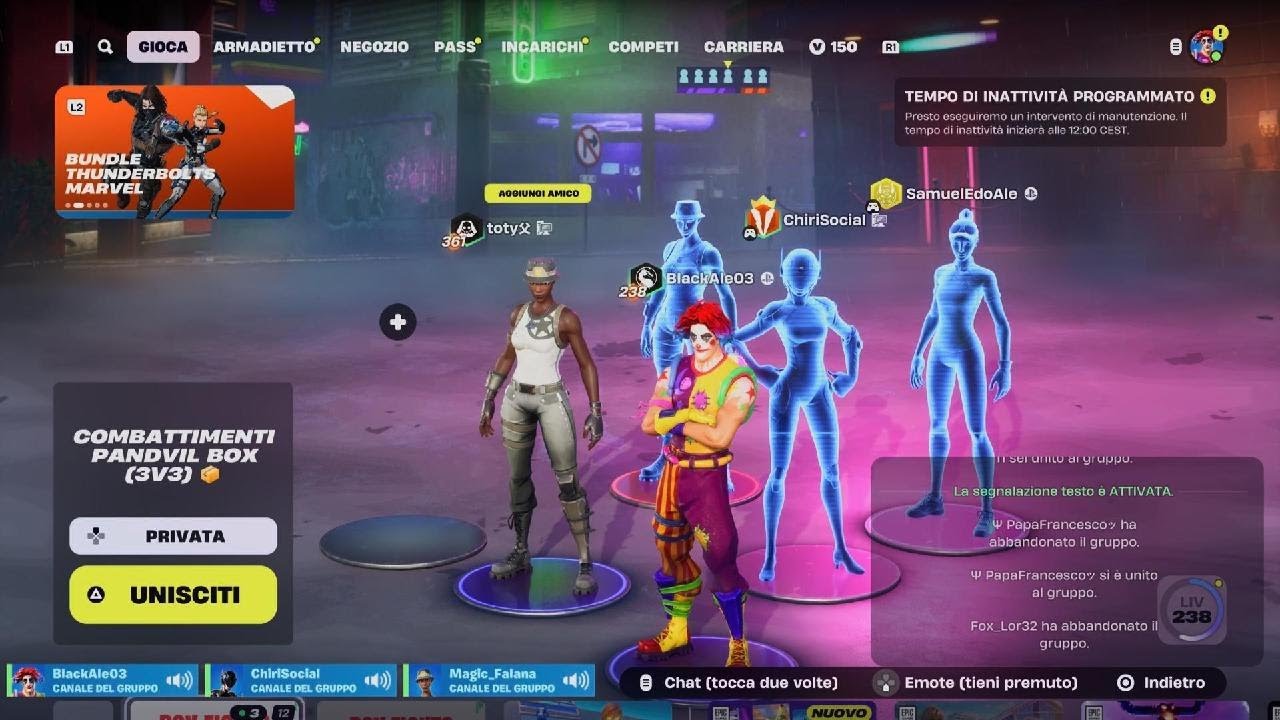 Ragazzi dissing tra il mio team e il loro. Per questo segnalateli tutti ...