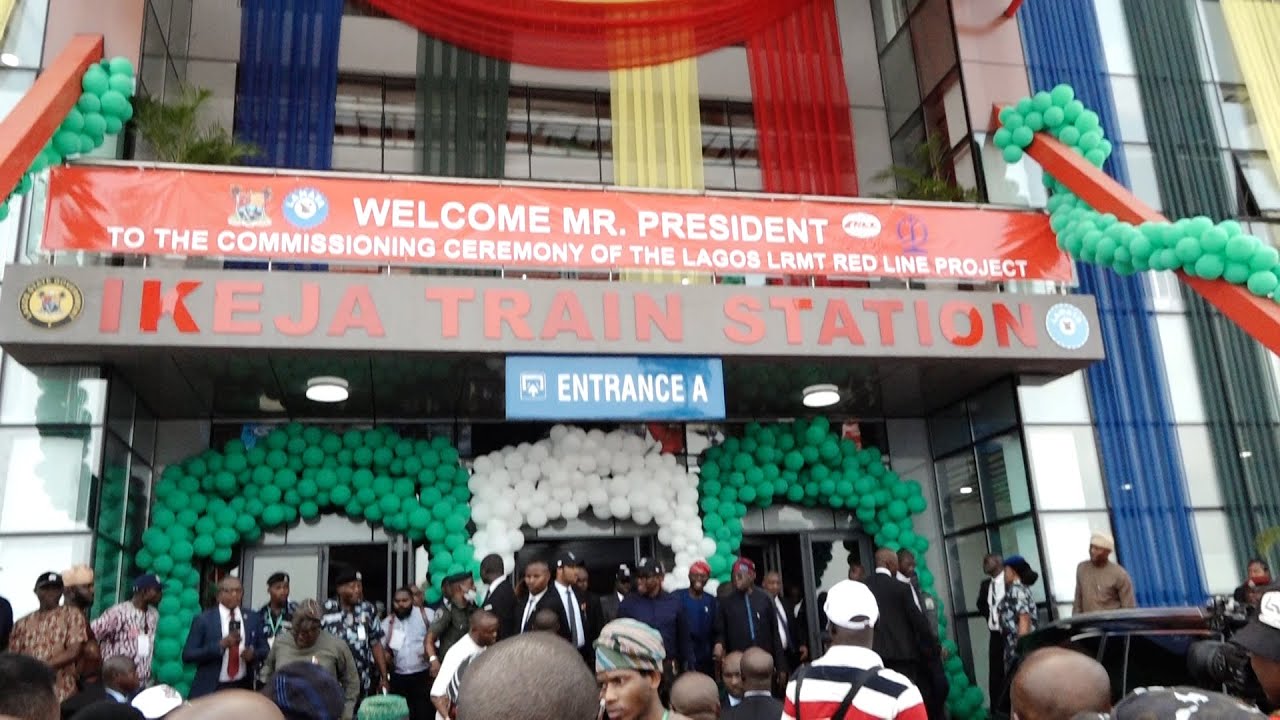 President Bola Ahmed Tinubu Commissions Lagos Red line Project