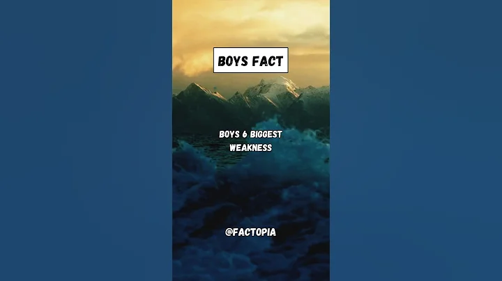 Boys Secrets: Boys 6 Biggest Weakness | #shorts #psychologyfacts #subscribe