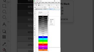 CorelDraw Tips and Tricks | Color Palette #coreldraw  #learncoreldraw #learncoreldrawinhindi