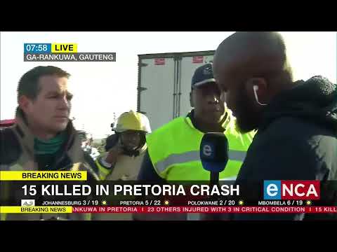 15 People Killed In Pretoria Crash