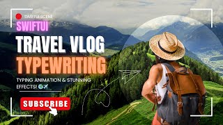 🚀 SwiftUI Travel Carousel with Typing Animation &amp; Stunning Effects! 🌍✈️