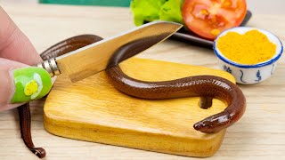 Delicious Miniature Grilled Eel Rice Bowl | Best of Cooking Mini Fish Food By  Yummy Bakery Cooking
