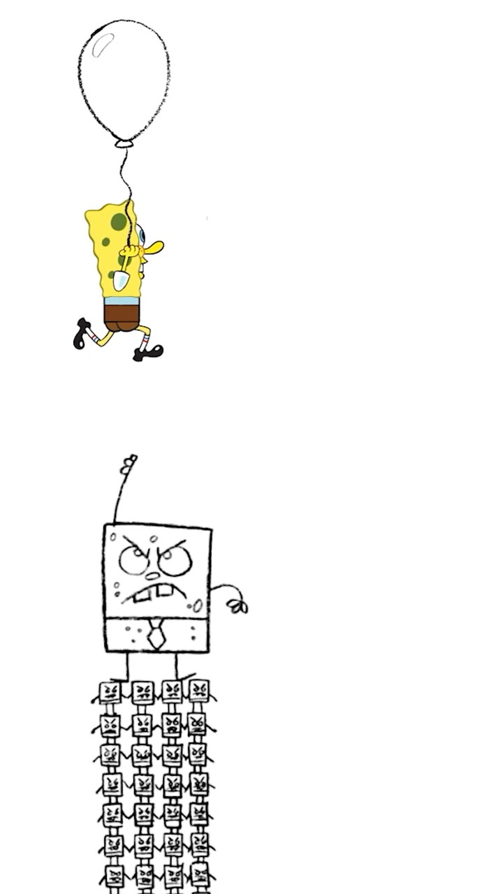 SpongeBob's ULTIMATE Video Game Speed Run ? | #shorts #gaming #spongebob