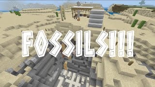 Building a Paleontological Dig Site For EPIC Fossil in Minecraft Survival. Part 2