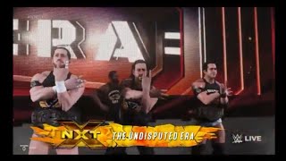 NXT TAG TEAM CHAMPIONSHIP UNDISPUTED ERA vs STREET PROFITS