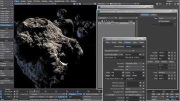 Making an Asteroid field - 3D tutorial - Lightwave