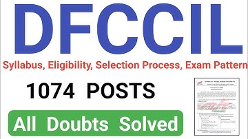 DFCCIL vacancy 2021 | Junior manager | executive | junior Executive | syllabus | salary | CBAT, CBT
