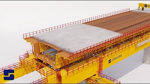 Underslung Movable Scaffolding System Box Cross Section typical cycle