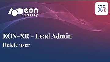 007 EON-XR Admin - Delete user
