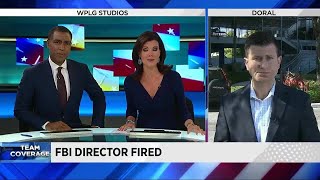 Local politicians demand answers after firing of FBI director