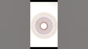 Beautiful pattern #shorts #satisfying #spirograph #calming #relaxing #art #asmr #drawing #ytshorts