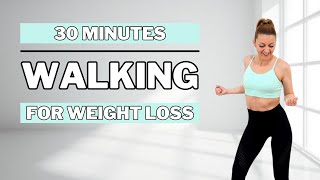 🔥30 MIN WALKING CARDIO WORKOUT🔥Intense Full Body Fat Burn at Home🔥NO JUMPING🔥KNEE FRIENDLY🔥