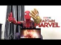 Captain Marvel - Official Trailer REACTION by Spiderman Infinity war!!