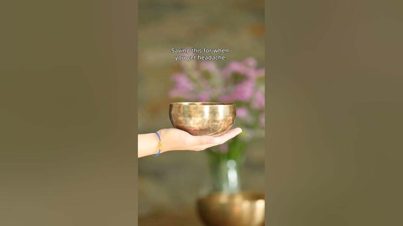 Healing Headaches with Tibetan Singing Bowls: Relaxation & Pain Relief. #sound #stress #healing