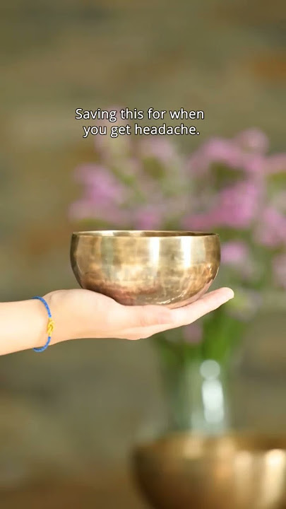 Healing Headaches with Tibetan Singing Bowls: Relaxation & Pain Relief. #sound #stress #healing