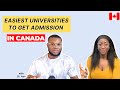 The easiest universities to get admission in canada for 2023  scholarships  high acceptance rates