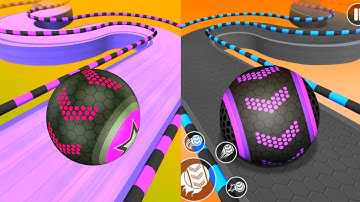 Going Ball vs Rolling ball Sky Escape ,walkthrough gameplay , IOS Android Ball Colour Run New Update