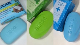 Colorful Bright Soap Set Cutting Satisfying Asmr 🧼 #asmrsoap #drysoap #crunchy 