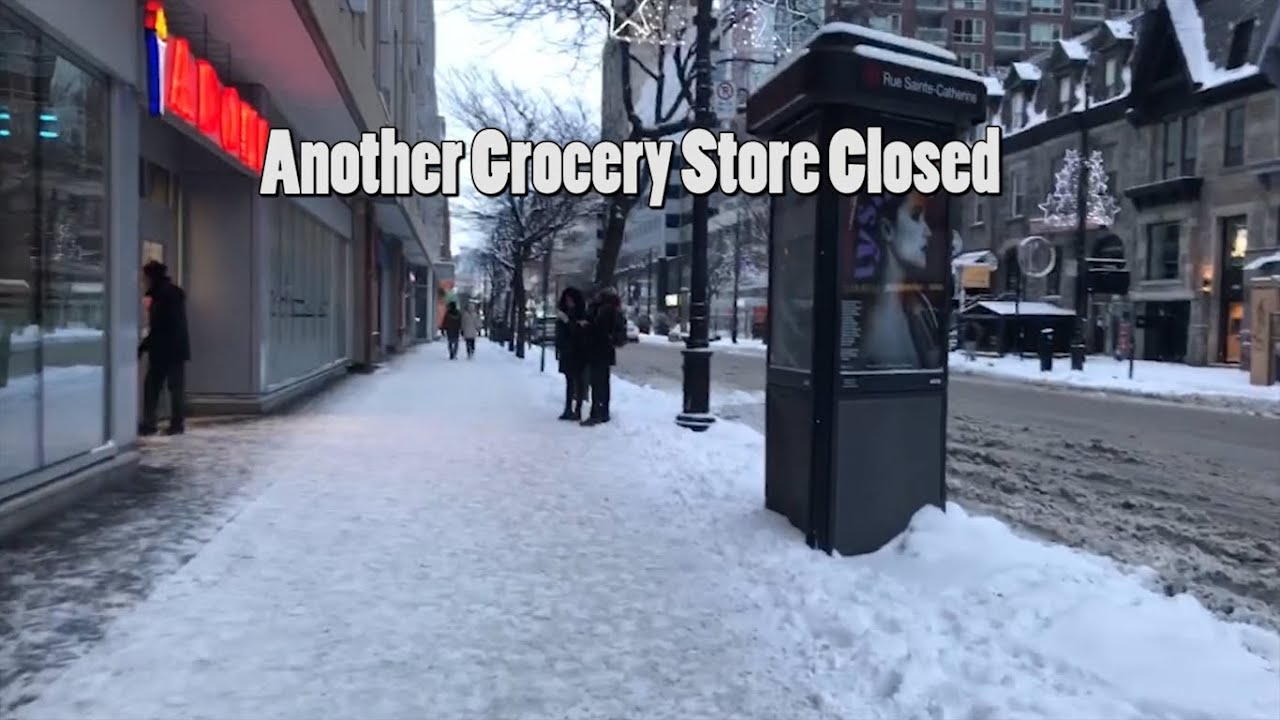 Montreal Covid Lockdown Measures 2022 Walk Essential and Non