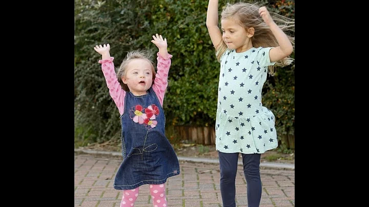 Ellie Harrington with Down's syndrome who has lear...