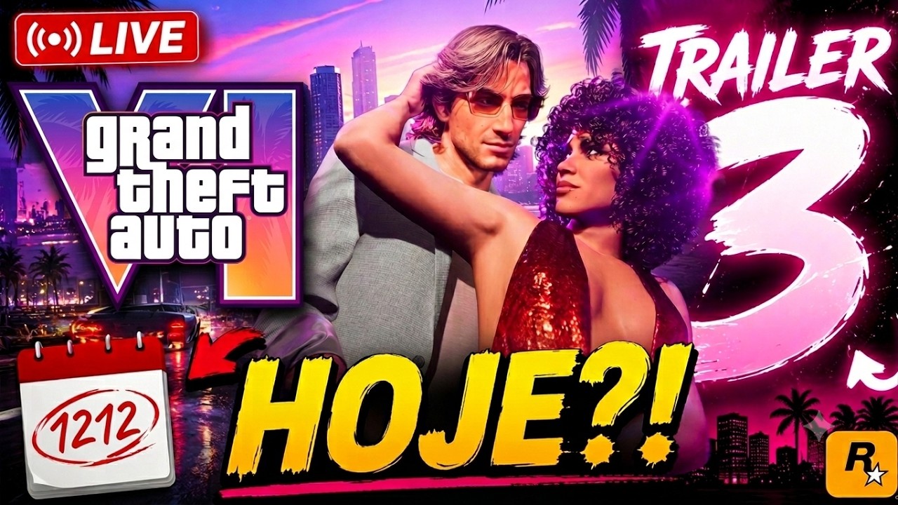 🔥 GTA 6: TRAILER 3 FINALMENTE CHEGA HOJE?! ESTÁ ACONTECENDO VAZAMENTOS?!