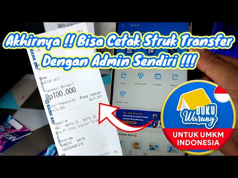 BukuWarung - Cara Cetak Struk Transfer Dengan Admin Sendiri‼️