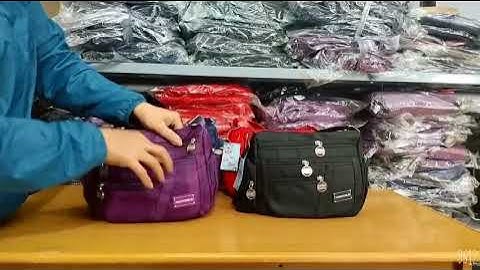 Túi Xách Đeo Chéo Nữ Vải Dù Chống Nước Cao Cấp Trẻ Trung