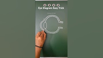 Eye diagram easy to draw | how to draw eye diagram easily #eye #diagram #shorts #shortsfeed