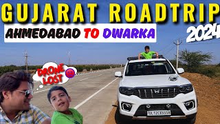 Gujarat Roadtrip 2024| Ahmedabad to Dwarkadhish in Scorpio-N #travelvlog #Gujarat #dwarkadhish