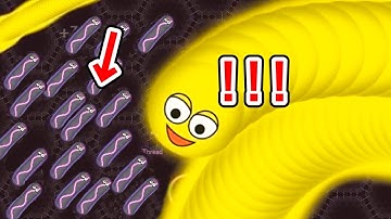 【貪食蛇】蟲蟲大軍侵襲！沒有人能躲過我的夾擊！冠軍就是我！？ ▶ Wormate.io