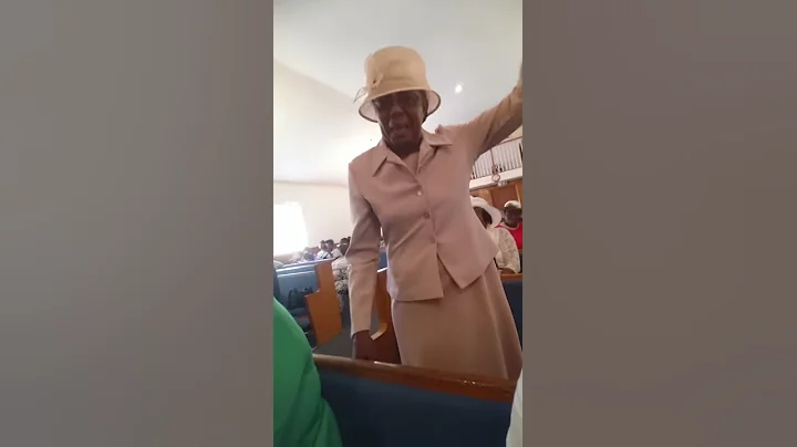 Sis Gloria Nichols Giving Praises to God