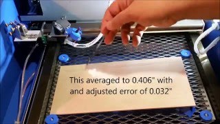 eBay Chinese CO2 Laser Cutter & Engraver - Slanted Board Focus Measurement