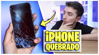 COMPREI um iPHONE QUEBRADO! Valeu a pena? Quanto pagar em um iPhone com DEFEITO?