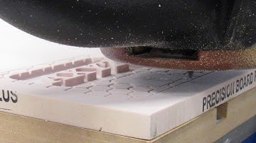 3D CNC Routing on Precision Board Plus