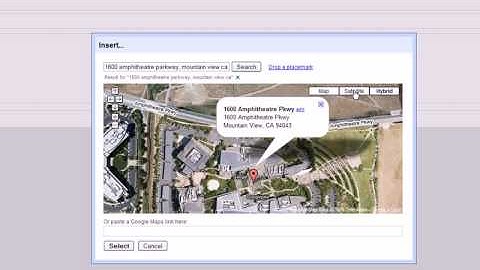 Embedding a Google Map into a Google Site