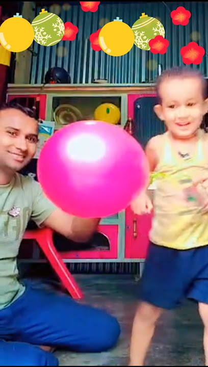 ma bava ko balloon Tut Gaya 🎈 Gijja Gijagn song #cutebaby #funnybaby #shortvideo